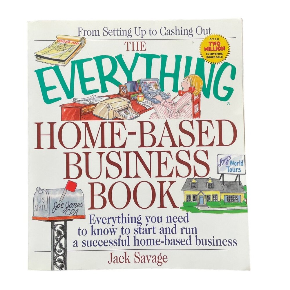 Home Based Business Entreprenuer Book  How to Run a Business Jack Savage 2000 u